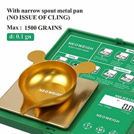 Neoweigh Reloading Scale, Powder Scale For Reloading, 1500 Grains X 0.