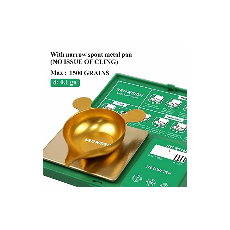 Neoweigh Reloading Scale, Powder Scale For Reloading, 1500 Grains X