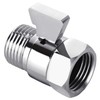 Tenfe Water Flow Control Valve for Shower Head, Brass Adjustable