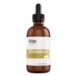 Hebbe Cosmetics Vitamina E – Crema Facial Vegana Antioxidante para Hidratación y Cuidado de Piel Sensible 100g