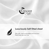 Egyptian Cotton Fitted Sheets 25cm Deep Mattress Pocket 200 Thread