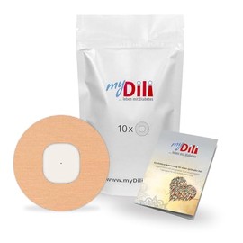 Pflaster Patches für den Medtronic Simplera Sensor DiaTape Classic myDili Größe 10 Stück