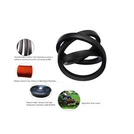 1/2 x 117 Deck Belt for Cub Cadet Craftsman, 42-inch, RZT Mower, 754-06134 CMXGZAM501081 490-501-C081 754P06134490-501-M081Cub Hustler 771824