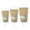 Bolsa Sup 454g - Apariencia Kraft Con Ventana - $x100
