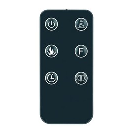 Allimity FR113XD Replaced Remote Control Fit for Mainstays WFP-22C Wall Mounted Electric Fireplace Heater