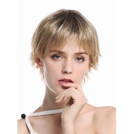 WIG ME UP - GFW3502-2T19-22 Women's Wig Women Short Wild Vivid Highlighted Fringe Black Blonde Mix