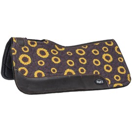 Tough 1 Sunflower Print Felt Saddle Pad 31X32