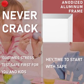 Small Dry Erase White Board for Desk 25 X 25 cm with 3 Wipe Clean pens & Magnets Magnetic Double Sided Personal Desktop Tabletop Dry Erase Board Easel Board with Stand for Kids Home Office