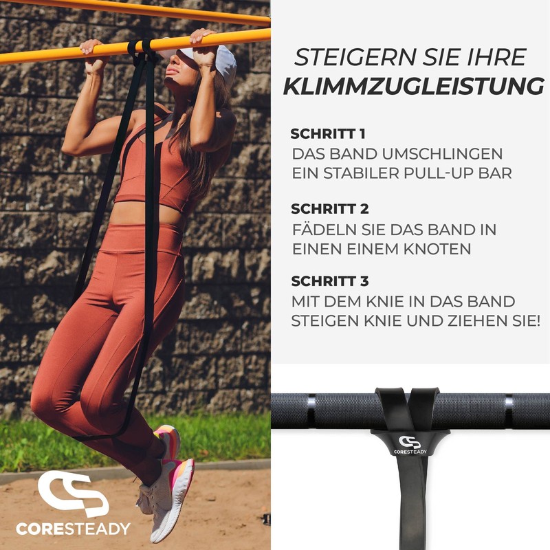 Coresteady Fitness Bands – Pull-up Support Band – Training Band
