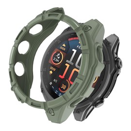 MYSNBKN Protector Cases Compatible with Garmin Fenix 8 47MM Case Cover Soft TPU Bumper Rugged Shock Proof Protective Shell for Garmin Fenix 8 47MM Watch Case