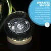 Thorness 3D Crystal Ball Night Light USB Lamp with Ludosphere