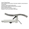 Curved Lathe Tool Rest, S Shaped Stainless Steel Blade, 5/8