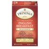 Twinings Decaffeinated English Breakfast Black Tea Bags, 20 Count