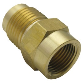 LASCO 17-5853 1/2-Inch Female Flare X 5/8-Inch Male Flare Brass Adapter