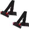 Bestgle 2 Packs Adjustable Ski and Pole Carrier Strap Shoulder
