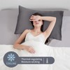 LINENOVA 100% Bamboo Pillowcase King Size Set of 2 -