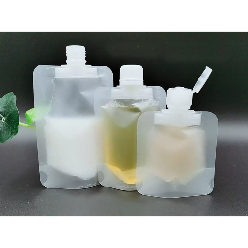 Estuchelandia Kit 3 Pzas Bolsa Envase De Viaje Rellenable Shampoo