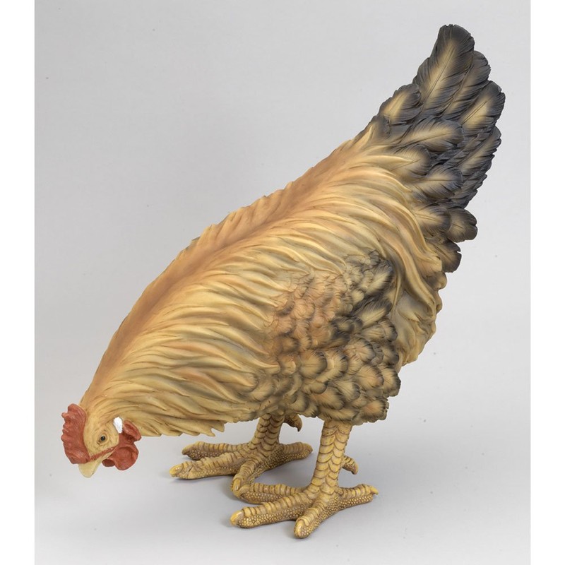 Bits and Pieces - Life Sized Decorative Chicken Statue-Farm Animal