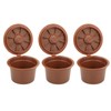 3Pcs Reusable Refillable Coffee Capsule Filter Cup for Caffitaly, Economical