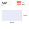 sourcing map White ABS Plastic Sheet 7x4x0.2inch for Building Model,