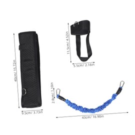 BESPORTBLE 1set Leg Exerciser Resistance Training Kit Elastic Cord Portable Muscle Development Equipment for Strength and Agility for and Travel