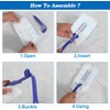 Pack of 30 Dusting Cloth Refills with 3 Handles, Disposable