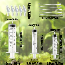 Bird Feeding Syringe Set,3PCS Baby Bird Syringe Feeders with Parrot Feeding Tube and Spoon,Measuring Syringes Tools for Small Animals Kittens Puppies Scientific Industrial Labs