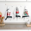 Honoson 4 Pieces Watermelon Kitchen Dish Towels Summer Farmhouse Decorative