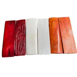 3 Sets Combo Cattle Bone Knife Scales For Knife Building Projects Knifesmithing Scales