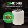 Eco Fuego Fire Pit Wax Refill – Biodegradable Vegetable Wax,