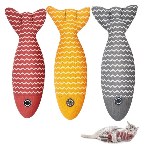 Cat Nip Toys Cats 3PCS – Cat Kicker Chew Toys