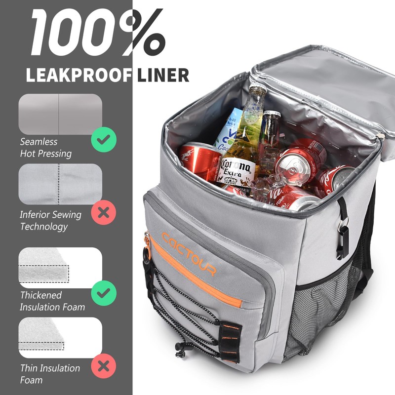 Backpack Cooler,36 Can Cooler Backpack & Portable Lightweight Backpack Coolers