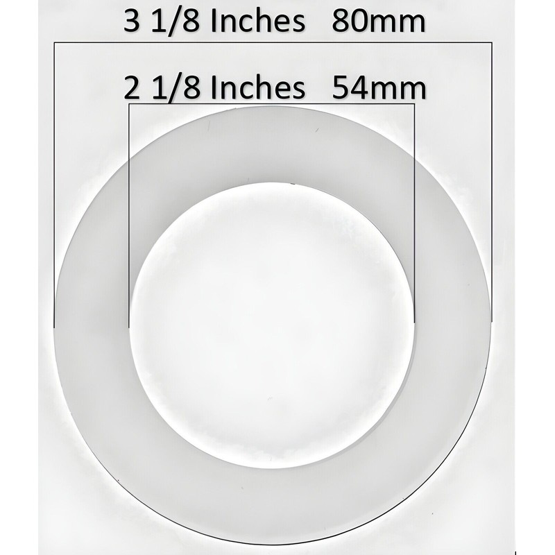 NUFLUSH Glacier Bay Flush Silicone Seal 3 &1/8 Outer Diameter