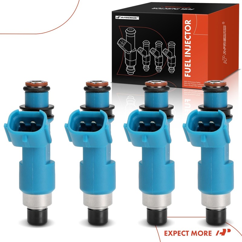 A-Premium Set of 4 Fuel Injectors Compatible with Subaru Impreza
