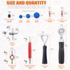 Rustark 70Pcs Tire Repair Kit - Patch, Scraper, Valve Stem
