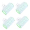 SAFIGLE Large Self Grip Hair Rollers 4pcs Set Plastic Curlers