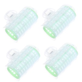 SAFIGLE Large Self Grip Hair Rollers 4pcs Set Plastic Curlers for Salon Hair Styling and DIY Use