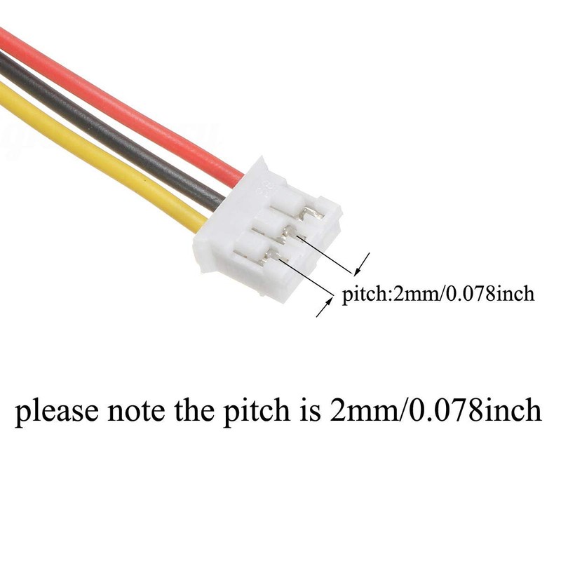 20 Sets Mini Micro JST 2.0mm Ph 3 Pin Connector