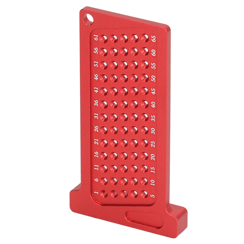 65mm Woodworking Hole Positioning Scribing Gauge Aluminum Alloy Portable Scriber