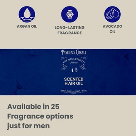 Black Canyon Home and Body Payden's Cobalt Banana Leaf & Pimento For Men Scented Hair Oil, 4 Oz