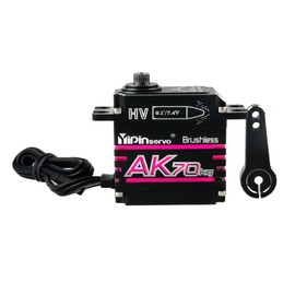 DIYmall 70kg High Torque Digital Servo Full Metal Gears Brushless Motor IP67 180 Degree Magnetic Coding Servo for Car Aircraft Robot