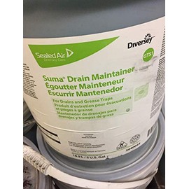 DIVERSEY INC Drain Cleaner 5 Gal Green Suma, 1 EA