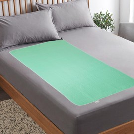 NWCEREL Bed Pads Washable Waterproof Incontinence Bed Pads, 36" x 72" (Pack of 2) - Heavy Absorbency Reusable Underpads for Elderly Woman Kids Fits King Bed Mattress Protector