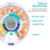 Windtrace Automatic Pill Dispenser for Elderly, Electronic Monthly Pill Organizer