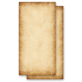 Antique & History Rustic Letter Paper DIN Long Format 100 Sheets Paper-Media