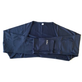 MEGA COOUV UV-F506 UV-F506 Women's Shawl Arm Cover, UPF 50+, Summer Snow, No Slip, deep blue, L