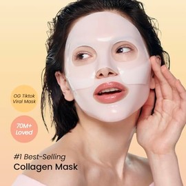 Biodance Bio Collagen Real Deep Mask Overnight Pore Eraser Hydrogel Sheet Tightening Hydrating Low Molecular Face 34g X4ea
