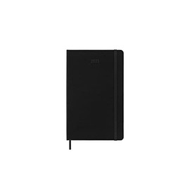 Moleskine Weekly Planner 2023, 12-Month Weekly Planner and Notebook, Hard Cover, Large Format 13 x 21 cm, Black