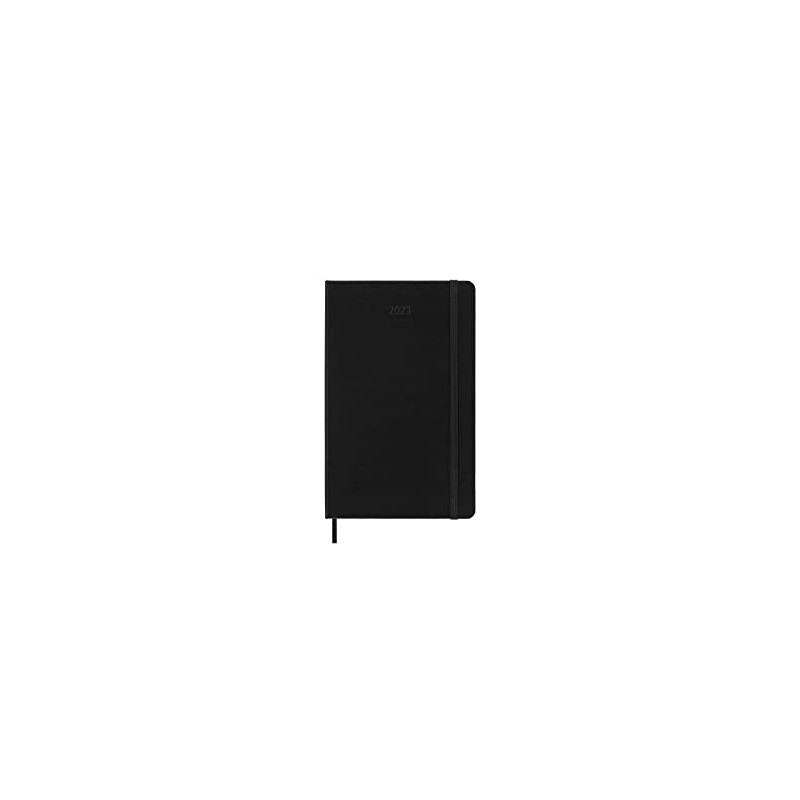 Moleskine Weekly Planner 2023, 12-Month Weekly Planner and Notebook, Hard