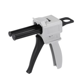sourcing map 50ml Manual AB Epoxy Resin Mixing Applicator Dispenser Gun with Glue Mixing Rate of 2:1, for Mixing Different Liquids